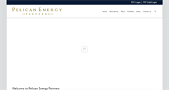 Desktop Screenshot of pelicanenergypartners.com